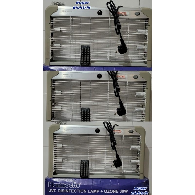 Hannochs Lampu Disinfektan Plus Lampu Ozone 30W UVC Ozone Lamp