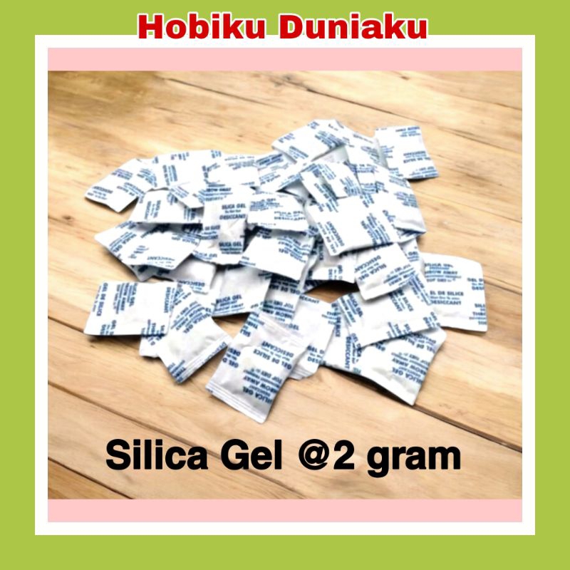 Silica Gel Natural Alami @2 gram / Silica Food Grade  - PCS