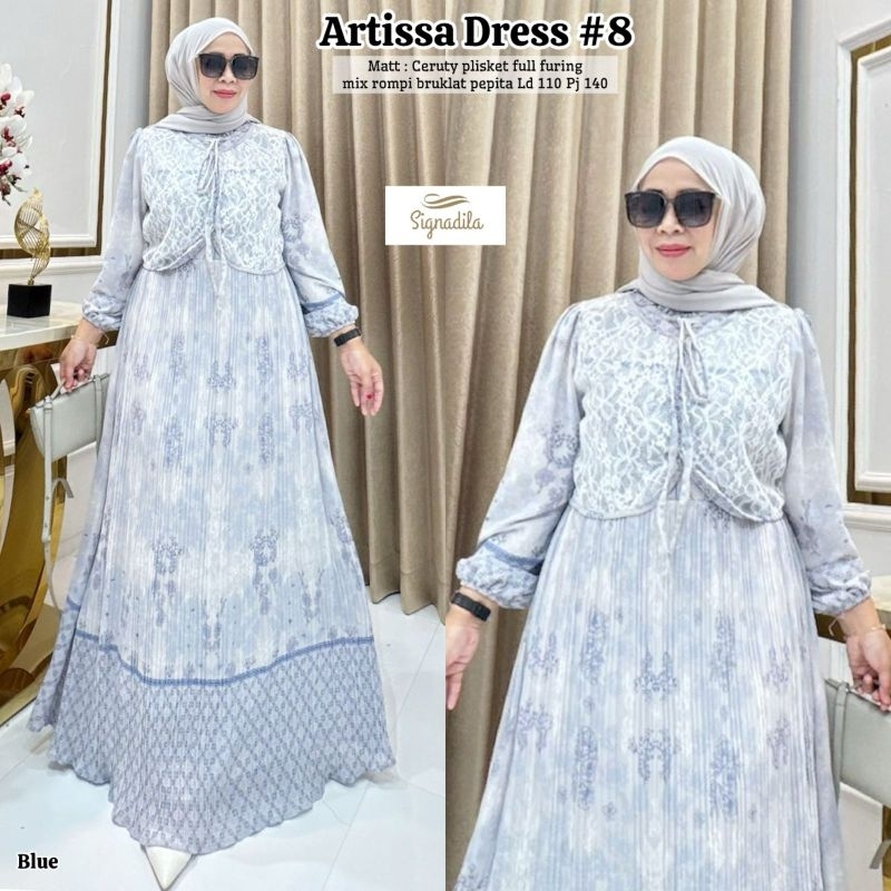 ARTISSA DRES CERUTY PLISKET PREMIUM/RAYA DRES /GAMISROMPI /GAMIS REMAJA /GAMIS BUSUI