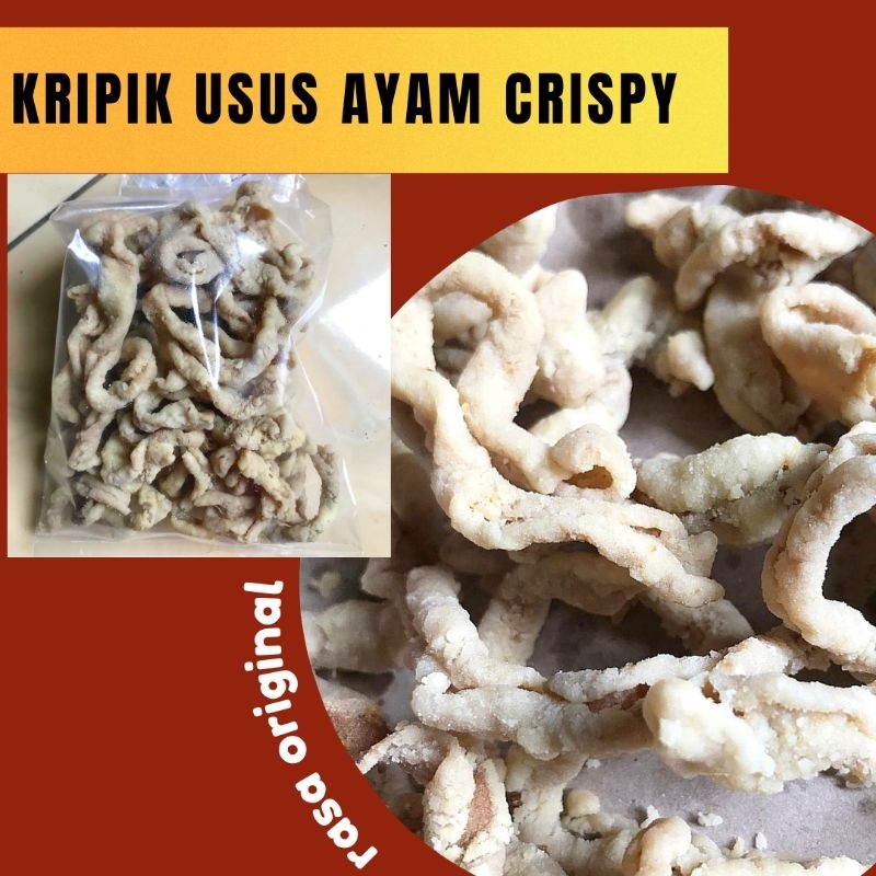 

KRIPIK USUS AYAM CRISPY 1kg