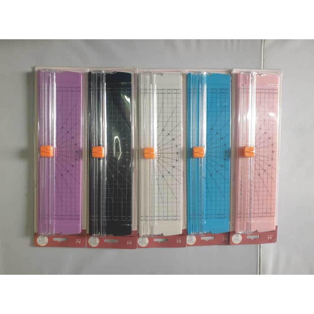 

Paper Cutter Trimmer A4 Cutting NEW / Pemotong Kertas Portable A4 / Paper Trimmer / Sliding Paper Cutter