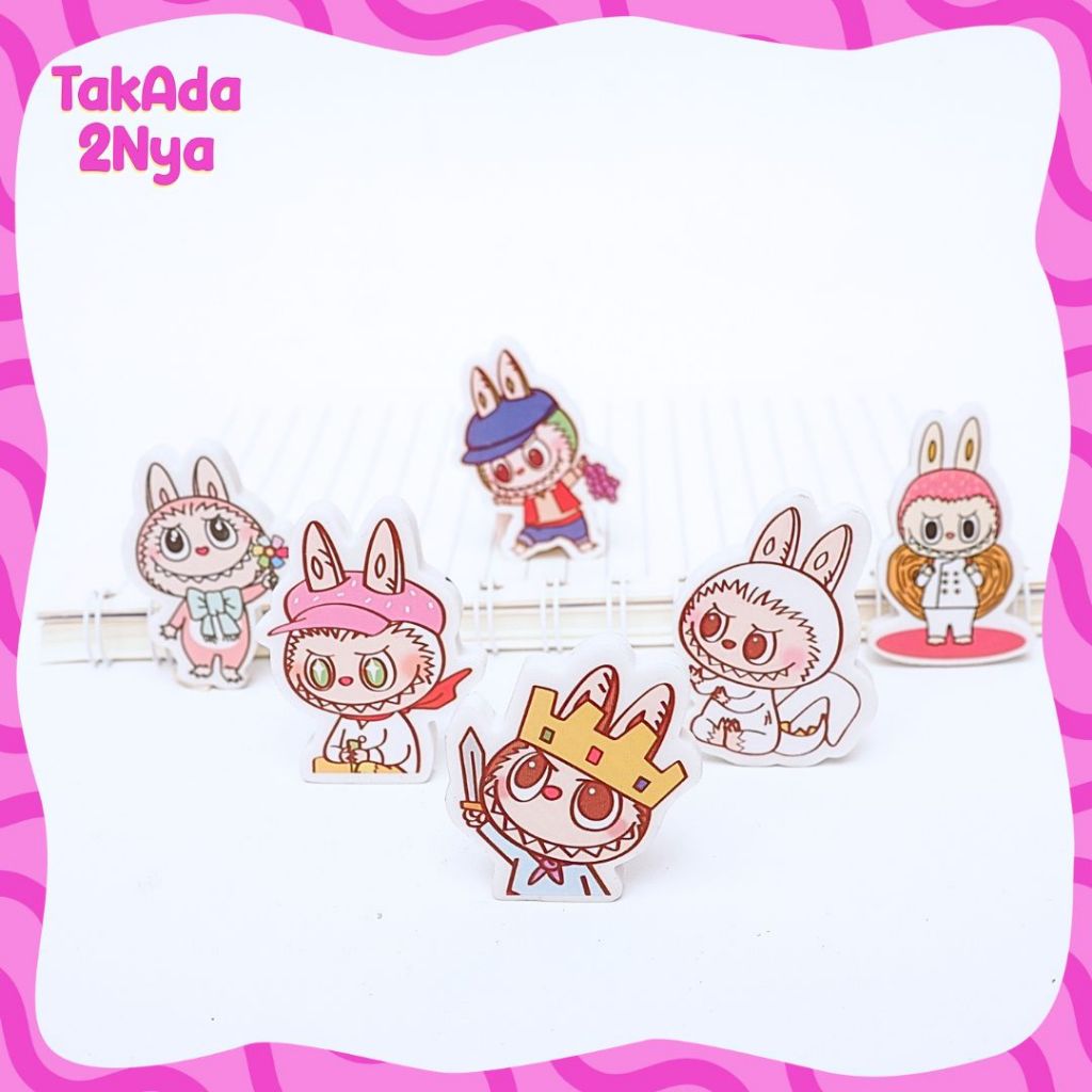 

Penghapus 2D Labubu Hapusan Pensil Datar Karakter Boneka Karet Alat Tulis Eraser Dua Dimensi Gepeng