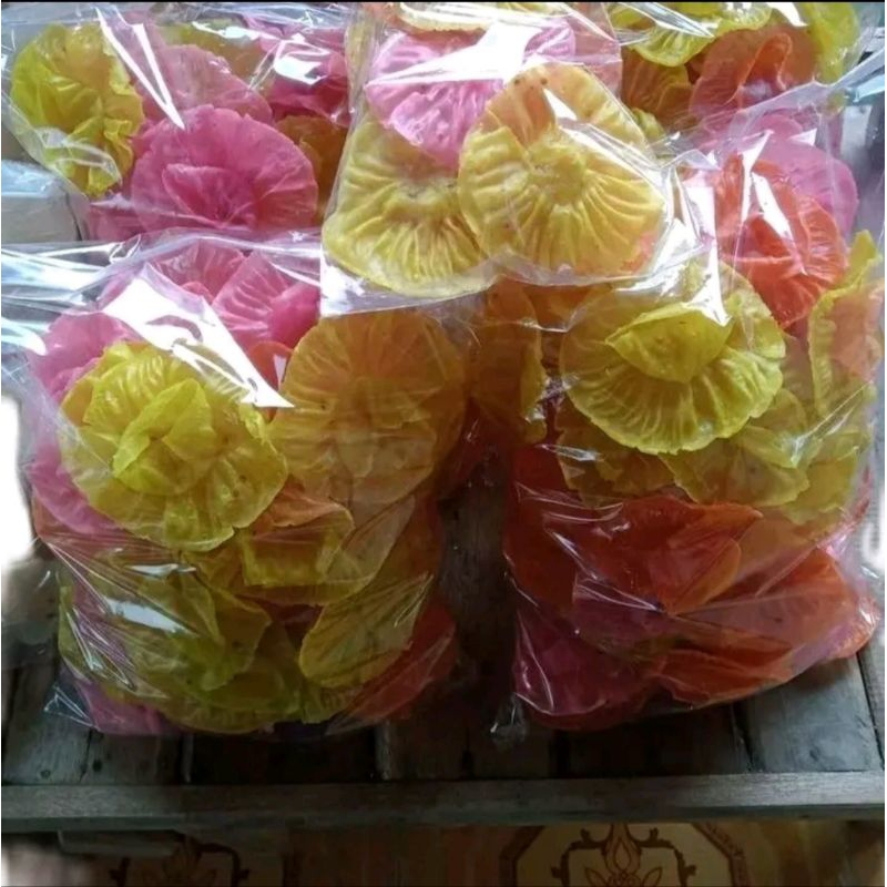 

krupuk bunga Ros khas karawang isi 50pcs