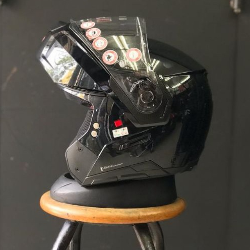 Helm Motor Modular Helmet Nolan N903 Special Metal Black Full Face SNI Nolan N90-3