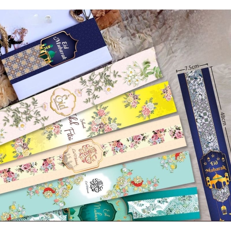 

Paper Belt Lebaran Vertical 48x7,5cm(50 pcs)