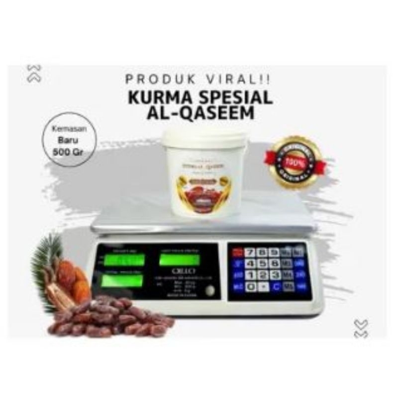 

Kurma Al Qaseem Premium Kurma Al Qassim Kemasan Ember [HARGA PABRIK] 500grPaket promo termurah 2 pcs Kurma Ember Al Qaseem per ember Kemasan 500 gram