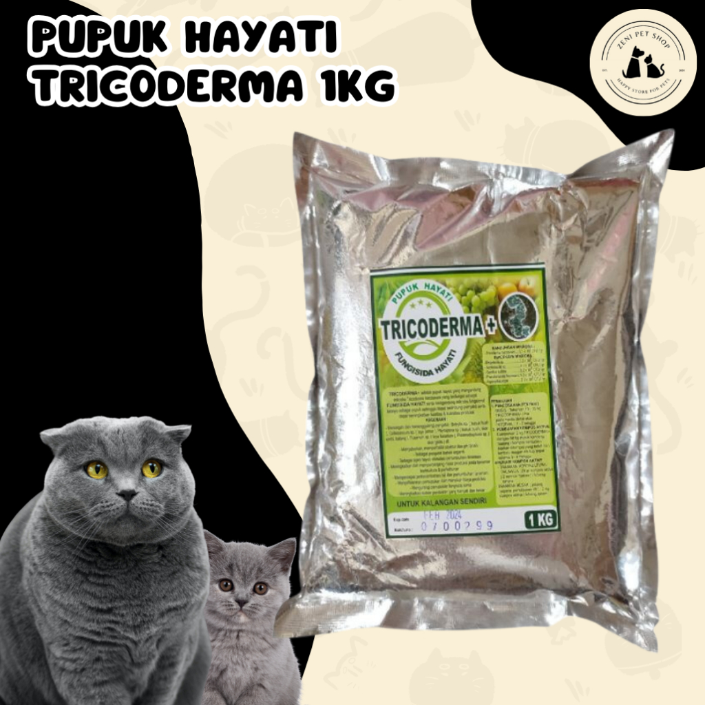 Pupuk Hayati Tricoderma + 1 Kg - Tricoderma 1 Kg - Pupuk Tricoderma - pupuk organik tricoderma