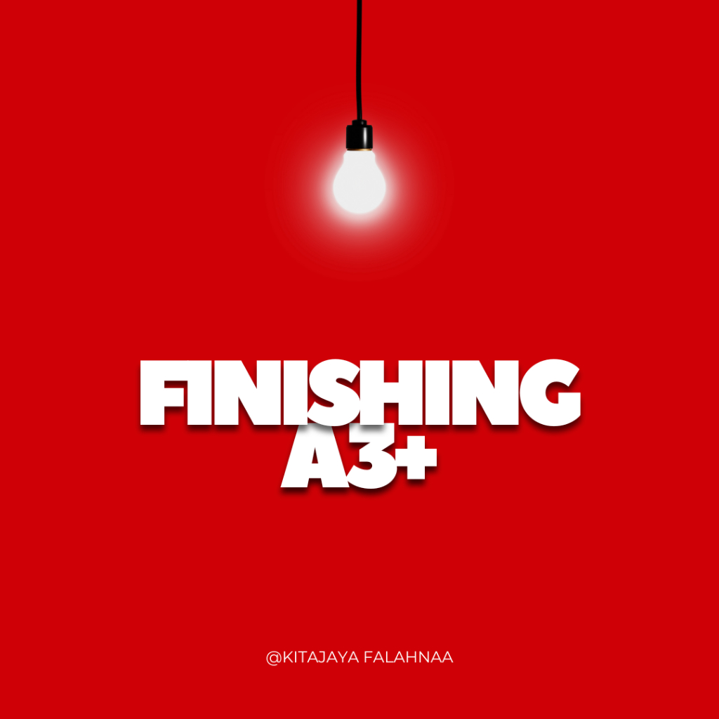 

Finishing A3+