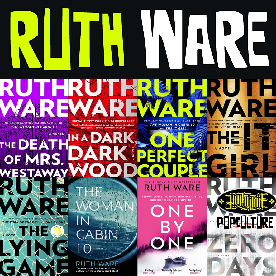 (ENGLISH) RUTH WARE: WOMAN IN THE CABIN 10, A DARK DARK WOOD, THE IT GIRL, ZERO DAYS, ONE PERFECT CO