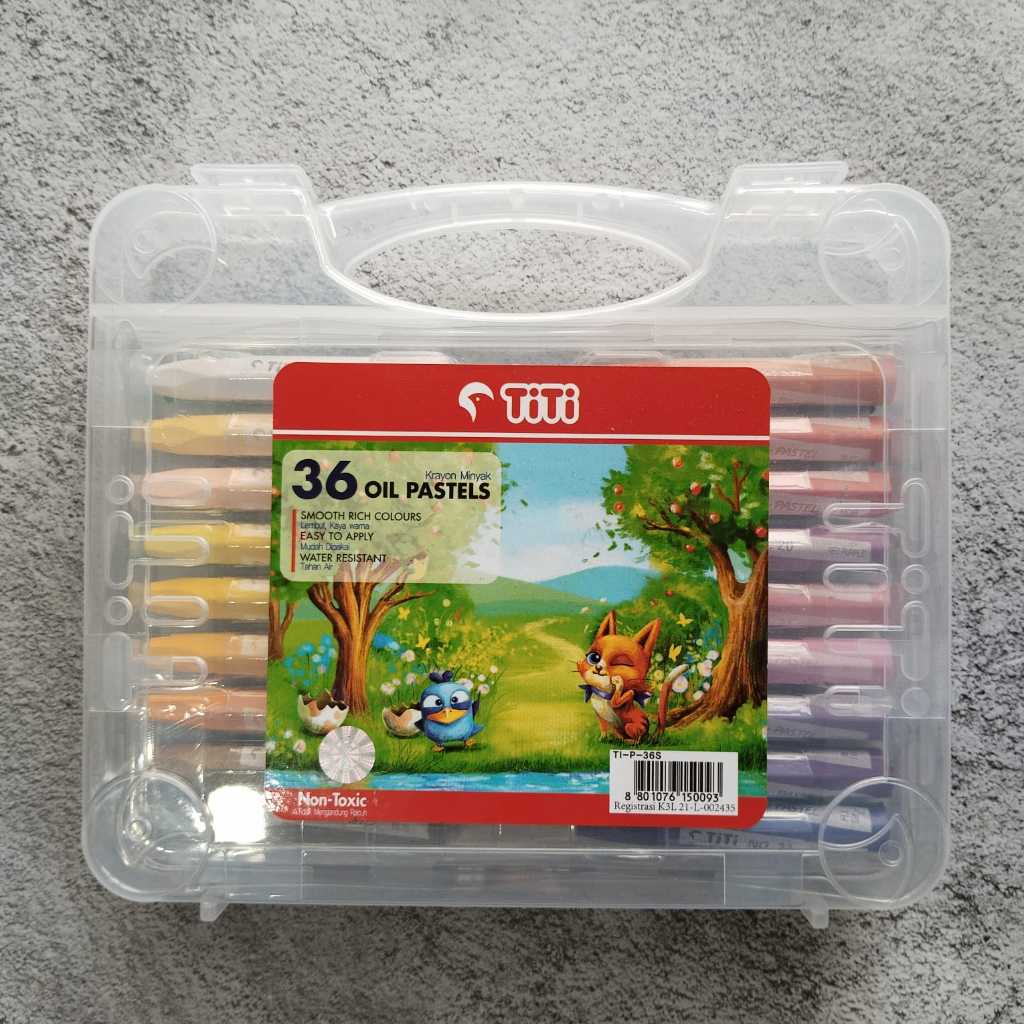 

crayon titi 36 warna | oil pastel titi