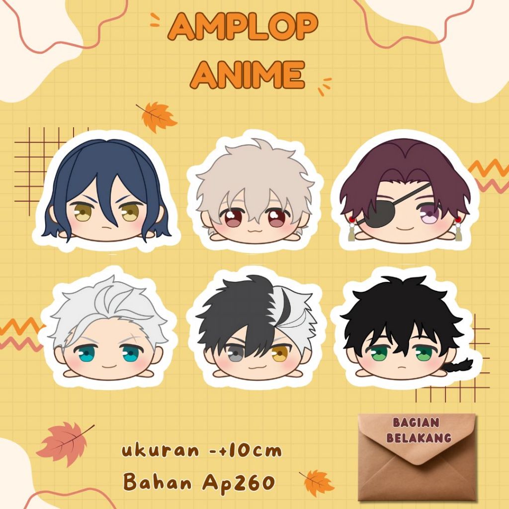 

(ISI 6) AMPLOP 2D ANIME WINDBREAKER