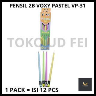 

(1 PACK = ISI 12 PCS) Pensil 2b VOXY/ Pensil 2B NEON / PENSIL 2B PASTEL/ PENSIL 2B VOXY VP-31