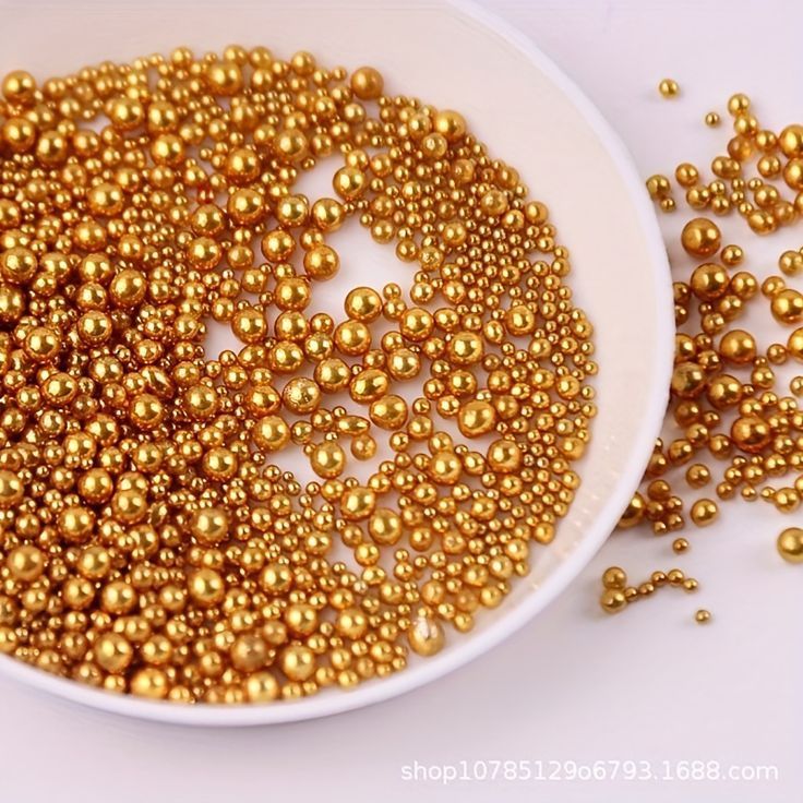 

Sprinkles trimit springkel GOLD 50gr / gold emas baking murah sprinkles cake dekorasi mutiara Gold emas 50gr