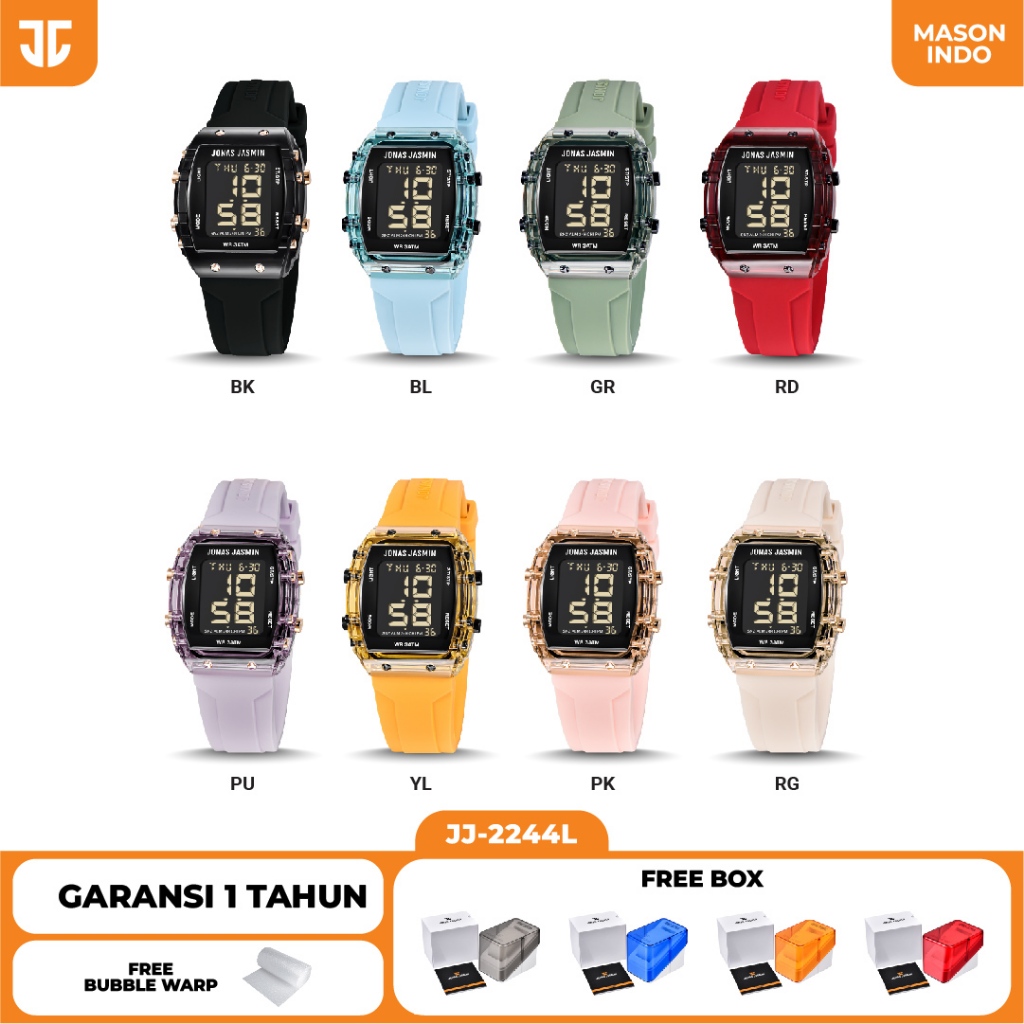 Jam Tangan Wanita Jonas Jasmin JJ-2244L Garansi Digital Original + Box