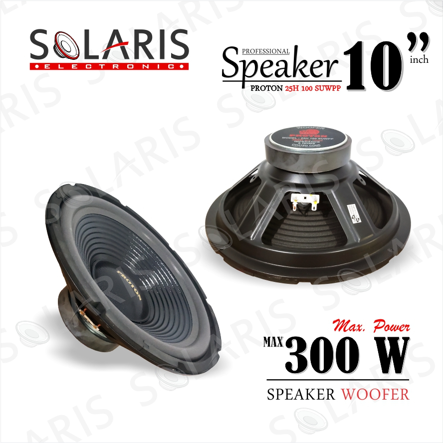 WOOFER 10 Inch PROTON 300 Watt 25H 100 SUWPP