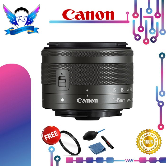 LENSA CANON MIRROLES EF-M 15-45 MM F/3.5-6.3 IS STM / Canon EFM 15-45mm