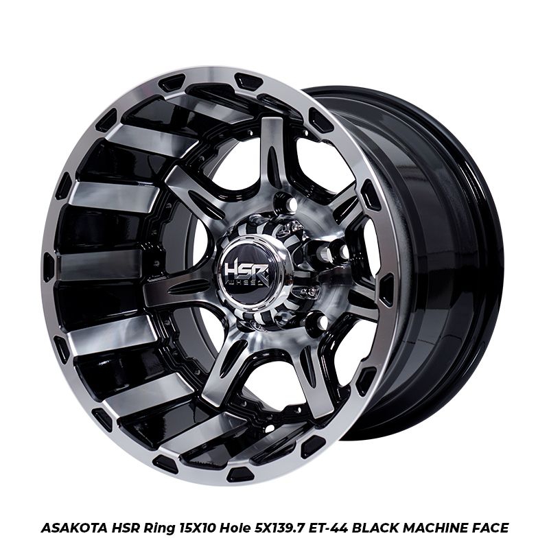 Velg pelek mobil Ring 15 HSR ASAKOTA untuk mobil Taft,Jimmy,Katana,Rocky,Dll velg mobil lebar 10