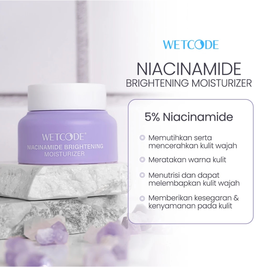Moisturizer Wajah 30g Pelembab Kulit Kering dan Kusam / Skincare WETCODE Brightening Series