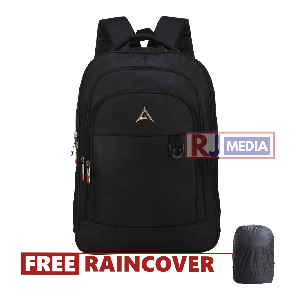 Tas Sekolah Anak Laki Laki Tas Sekolah Polo Active Ransel Pria Original Hitam Polos Gratis Raincover