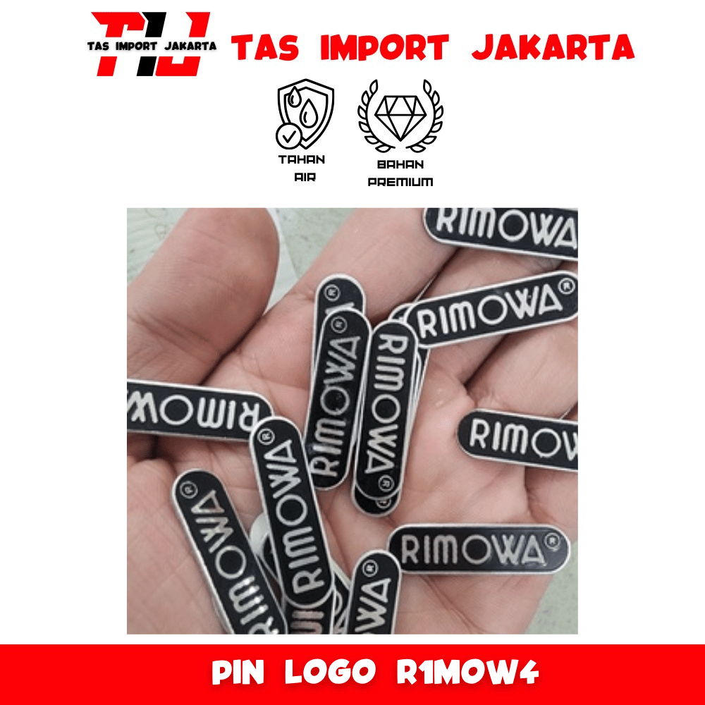Pin logo Brand R1M0W4 Asli Original