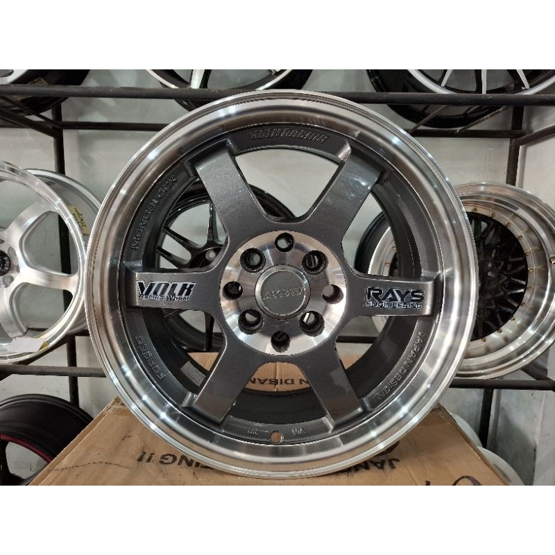 Velg TE37 Ring15 untuk mobil sigra,Nissan Cefiro, Evalia