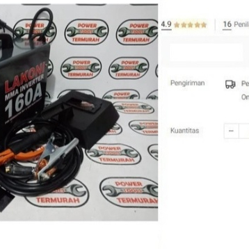 

Lakoni Falcon 161GE / 161 GE Trafo Las Listrik Inverter Bisa Genset