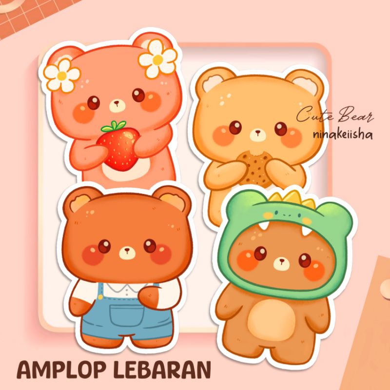 

Amplop Lebaran Karakter Lucu Angpau Idul Fitri isi 4 pcs