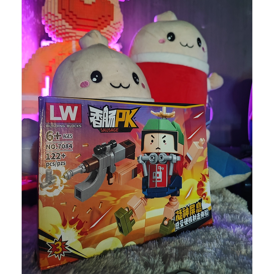 LEGO SAUSAGE MAN MAINAN SOSIS ACTION FIGURE