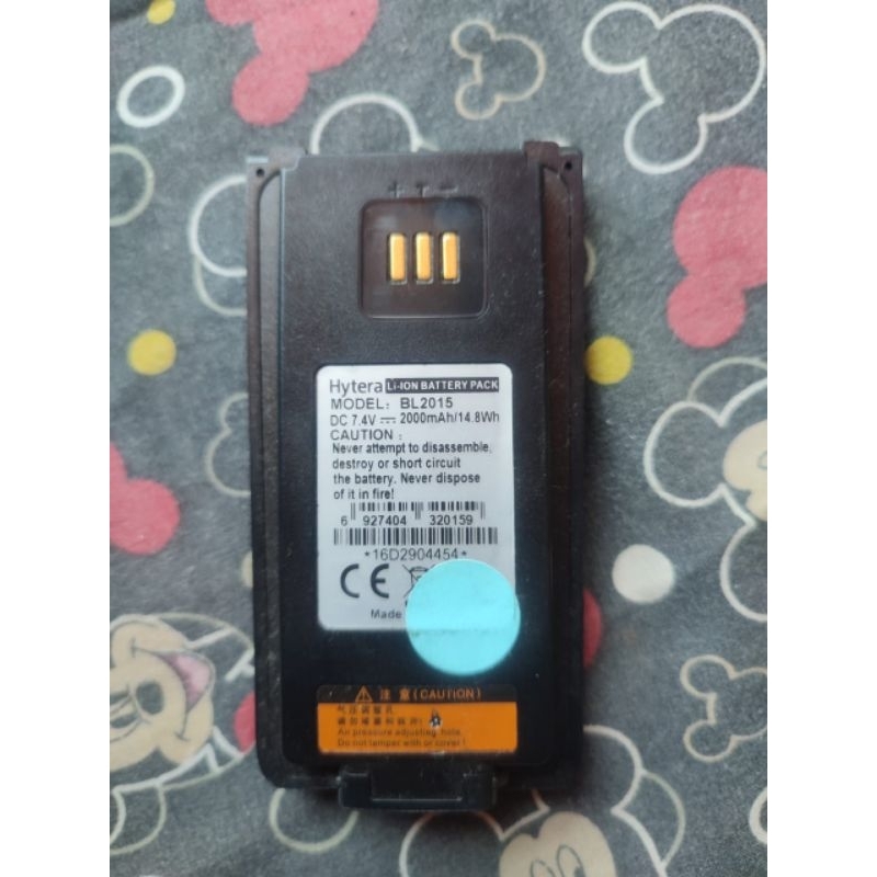 Baterai Ht Hytera Pd988 Baru Battery Hytera Pd 988 Original Tipe BL2015 Jenis Lithium Hytera PD-988 