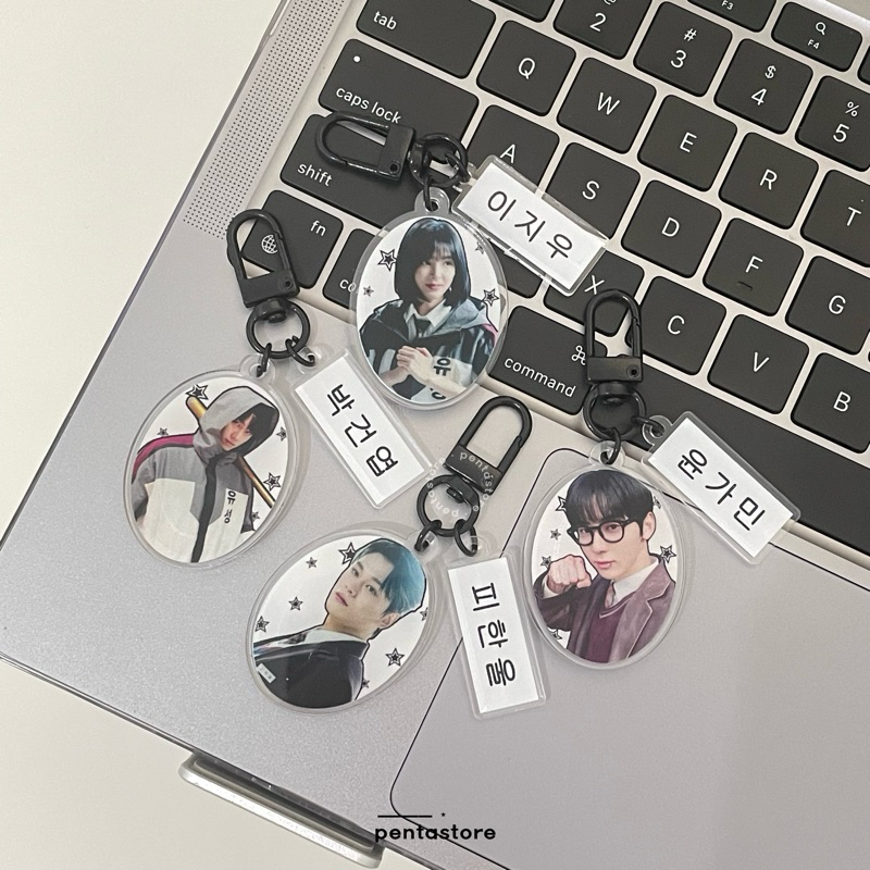 Study Group Keychain | K-Actor Yoo Yeonseok Byeon Wooseok Hwang Inyoup Jung Haein Kim Jaeyoung