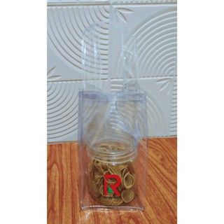 

Tas Mika Transparant 10x10x20 / Goodiebag Toples 2x500ml 1x1000ml