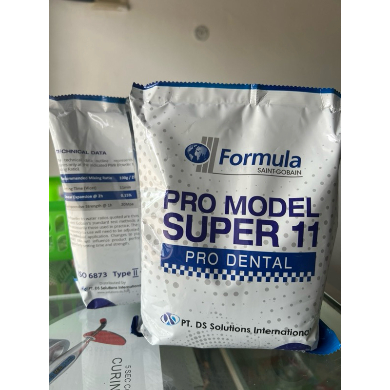 Dental gips stone / gipsum biru tipe II / gypsum model study / gips