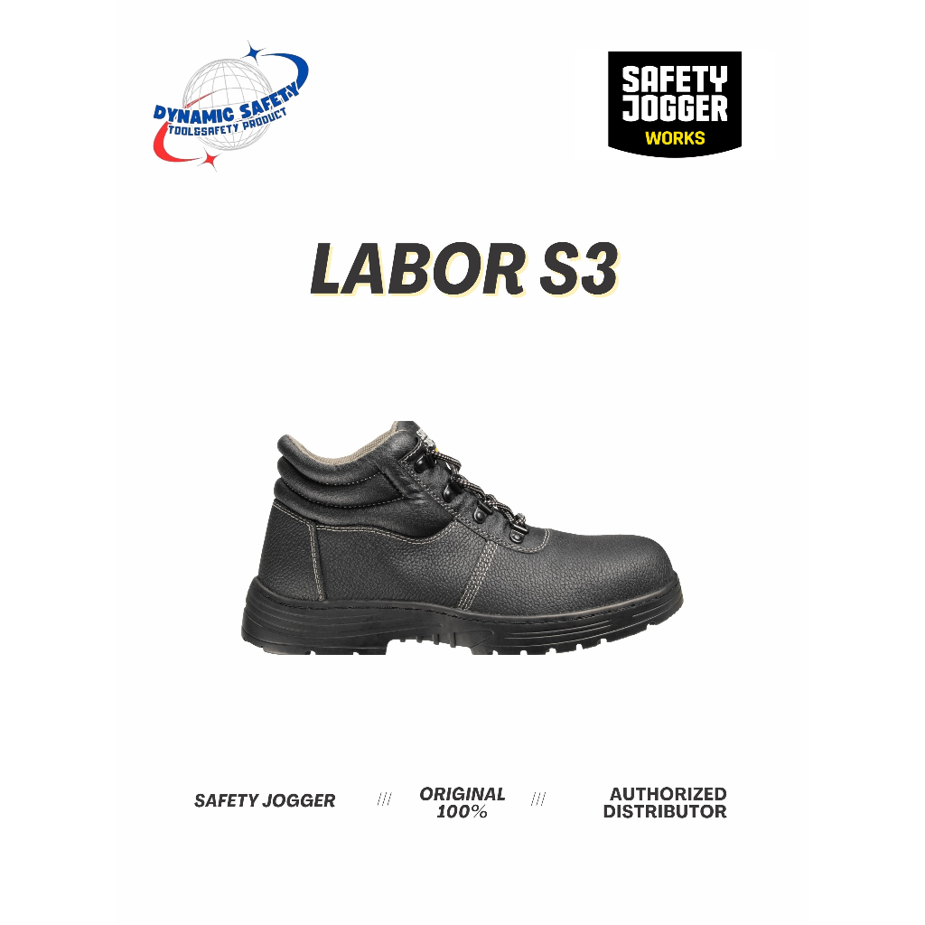 SEPATU SAFETY JOGGER MODEL LABOR S3 TOECAP STEEL