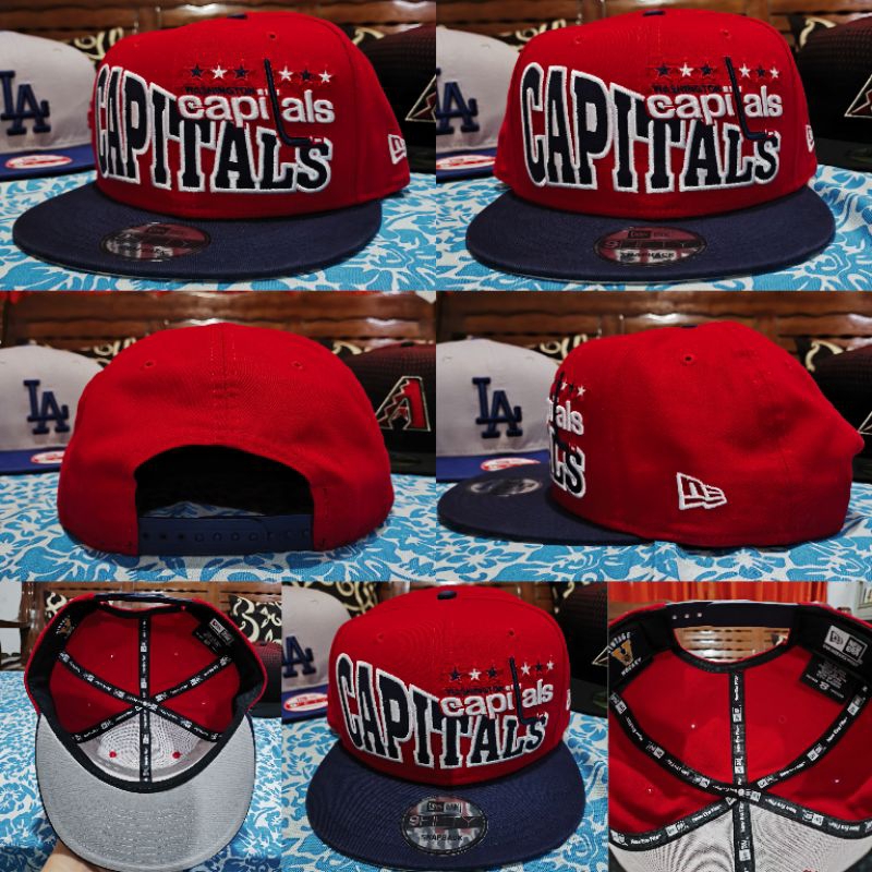TOPI 9FIFTY NEW ERA X NHL WASHINGTON CAPITALS (SIZE: OSFM, ORIGINAL AUTHENTIC NEW ERA)