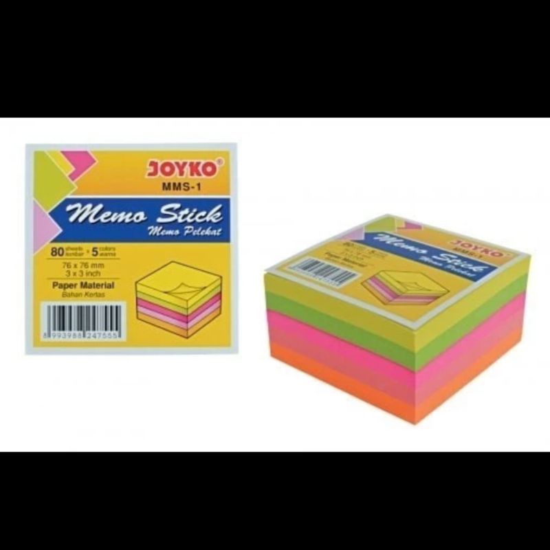 

Memo Stick / Sticky Note / Kertas Memo / Memo Tempel Joyko MMS-1