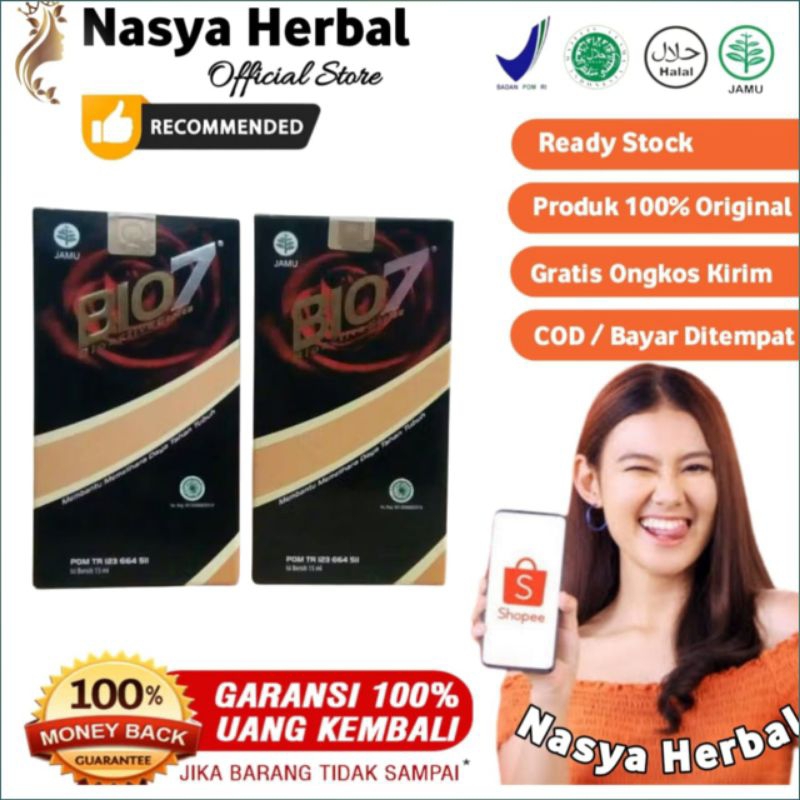 Bio7 Jamu Tetes Asli Original Herbal Suplemen Kesehatan Resmi BPOM BIO7 Original 15ML