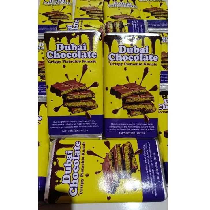 

[PAKET SUPERHEMAT DAPAT 3 PCS]COKLAT DUBAI HOMEMADE COKLAT DUBAI PISTACHIO KUNAFA COKLAT DUBAI LOKAL