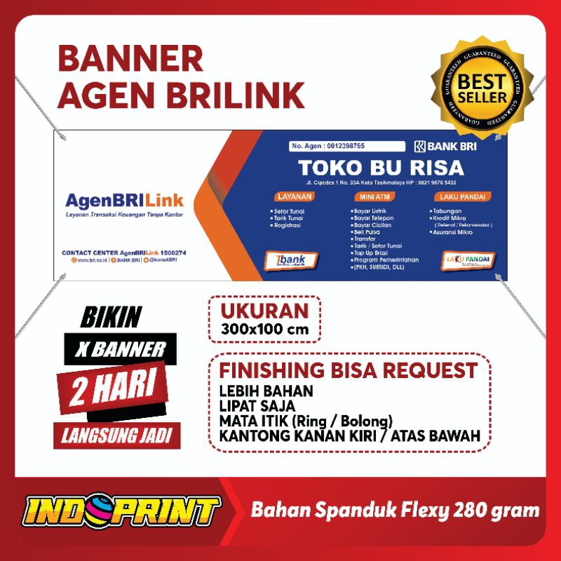 Banner agen brilink | banner brilink | spanduk
