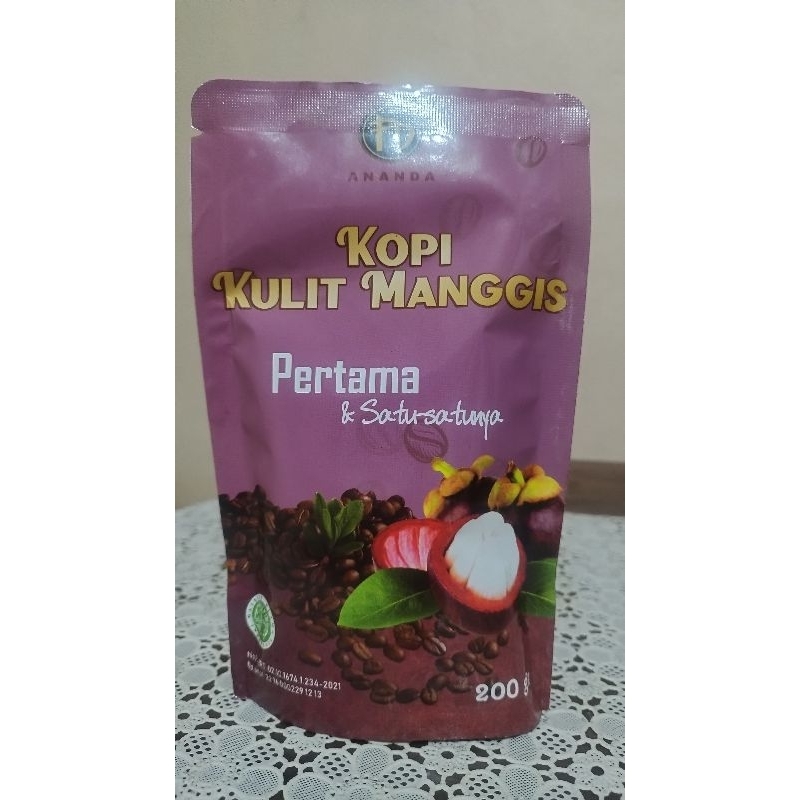 

Kopi Bubuk Kulit Manggis Ananda baru dan satu-satunya