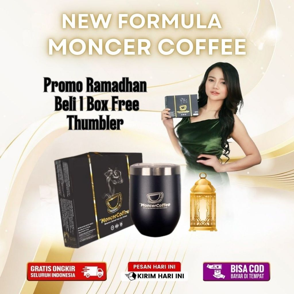 

NFMoncerr Coffee Original Minuman Kopi Herbal Halal Bpom