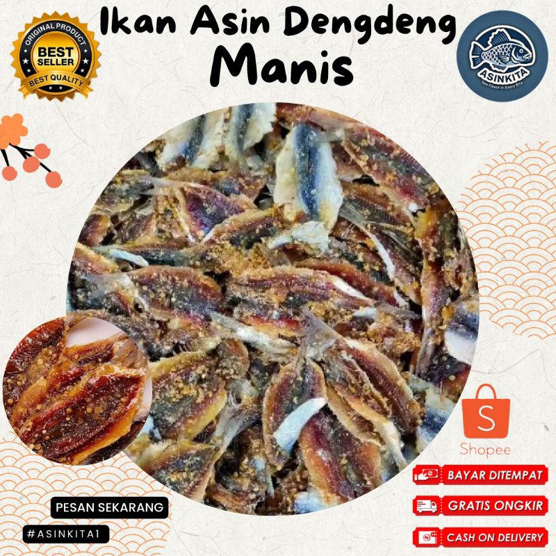 

ikan asin deng-deng manis / deng-deng japu / baceman ketumbar ; murah