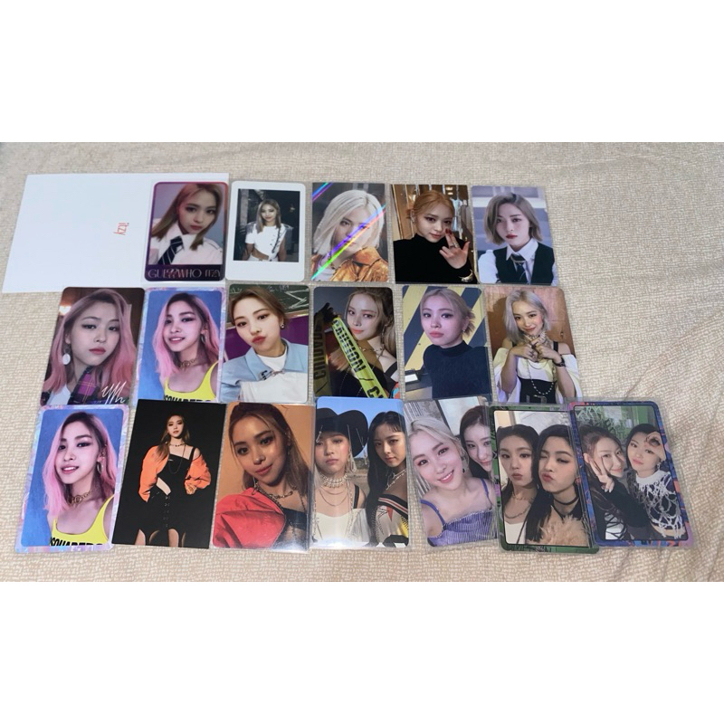 ITZY RYUJIN OFFICIAL PHOTOCARD GUESS WHO ICY NO BAD DAYS UNIT NOT SHY JAPAN MERCH OFFICIAL