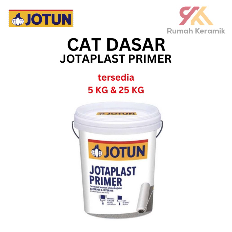 JOTAPLAST PRIMER CAT DASAR Jotun Paint 5 KG & 25 KG | Cat Tembok Cat Dasar / Cat Dasar tembok untuk 
