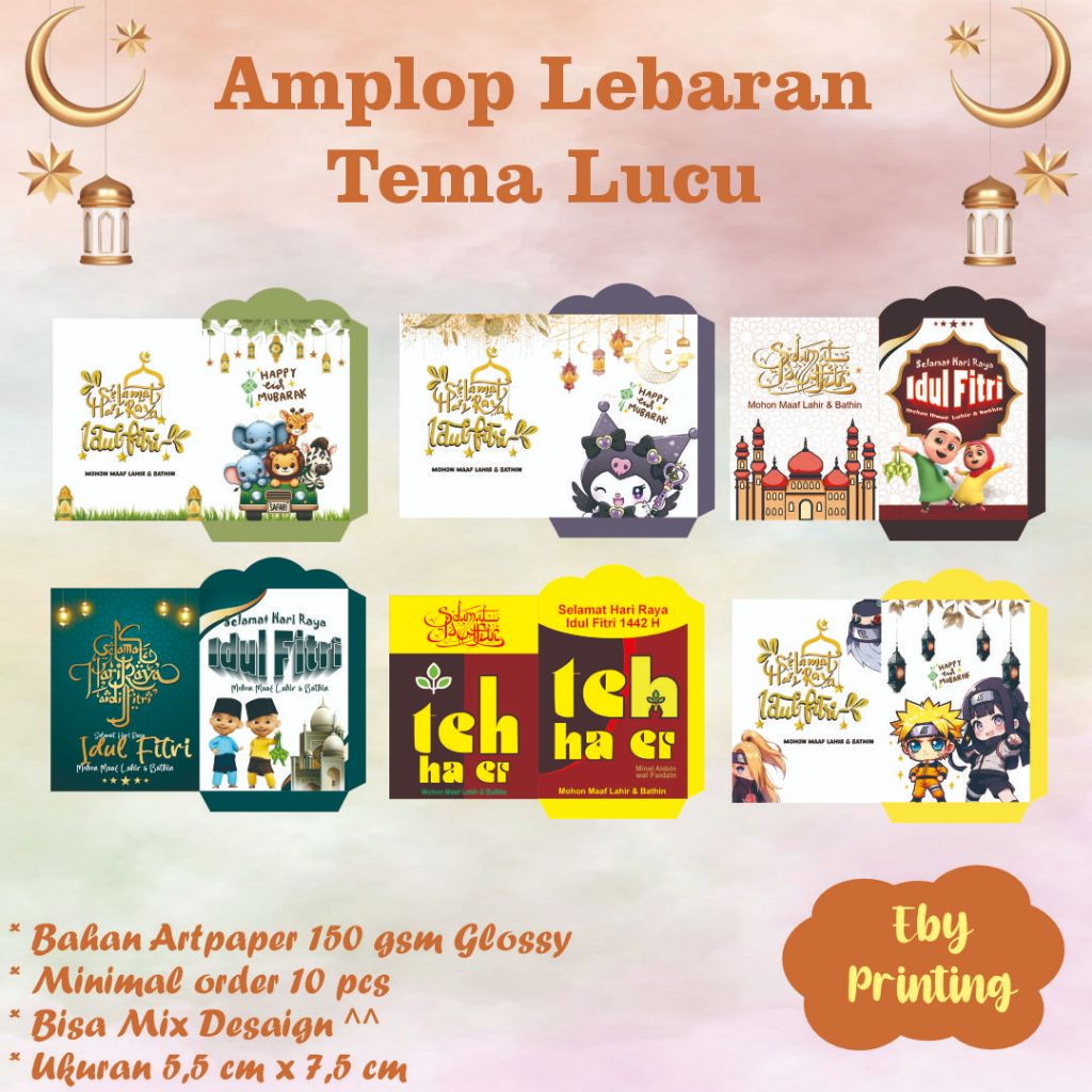

Amplop Lebaran Idul Fitri Angpao Tema Lucu