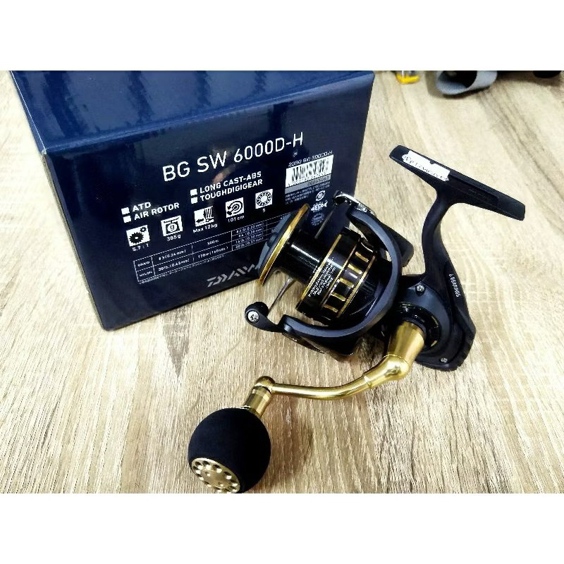 Reel Daiwa BG SW 2023 |BG BLACK LT 3000, 4000, 5000, 6000, 8000, 10000