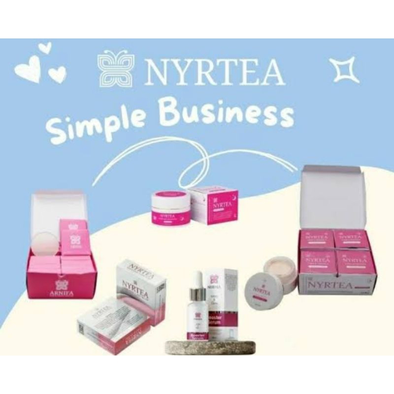 satu set skincare nyrtea glowing