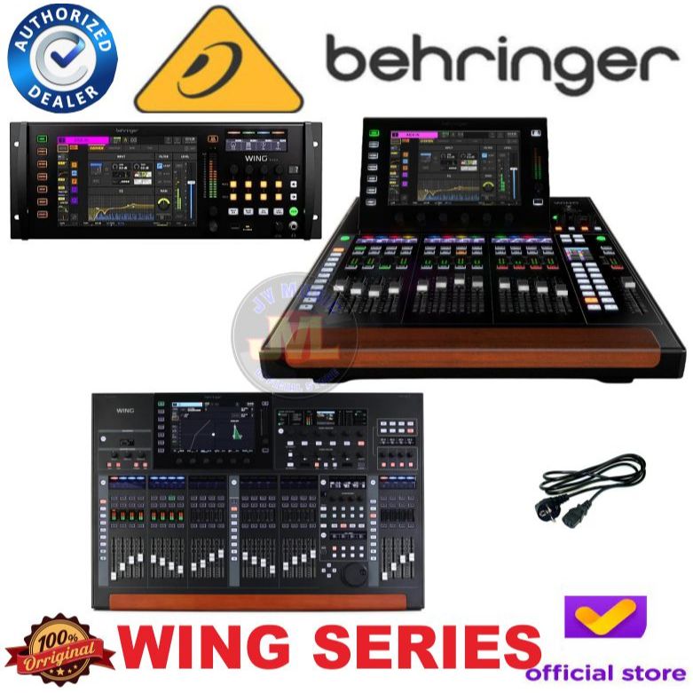 Behringer WING Black Wing Rack Wing Compact Digital Mixer Original Behringer Wing