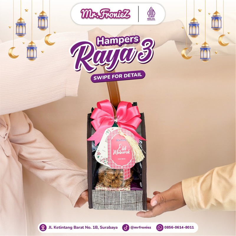 

Hampers Raya 3 – Brownies Panggang Mini, Cookies Brownies, Cassava Cookies, Kue Lebaran, Paket Lebaran, Kado Idul Fitri, Hampers Lebaran, Hampers Idul Fitri