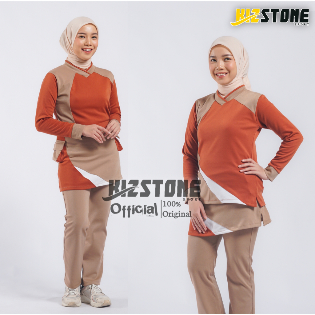 Baju Olahraga Muslimah | Baju Senam Wanita | Set Baju Olahraga Wanita