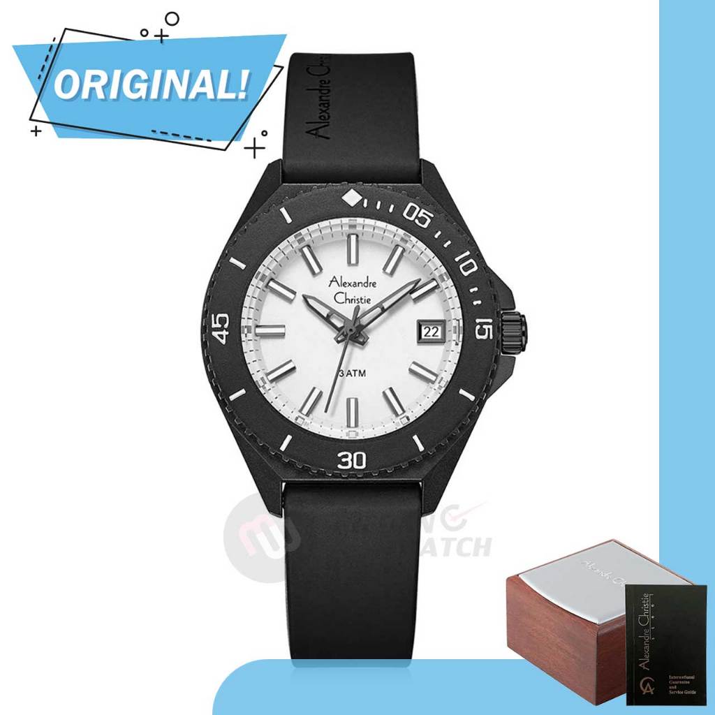 Jam Tangan Wanita Analog Alexandre Christie 8693LD AC8693 AC 8693 LD 8693 LDRIPSL Original Garansi R